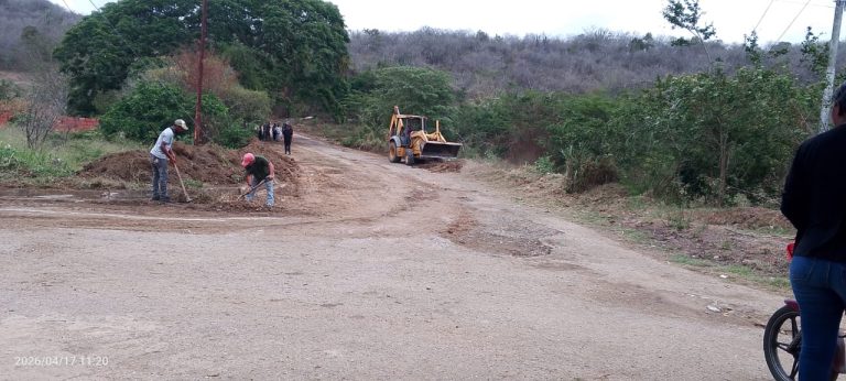 Se inician trabajos de transformación vial en «La Aguada Arriba»