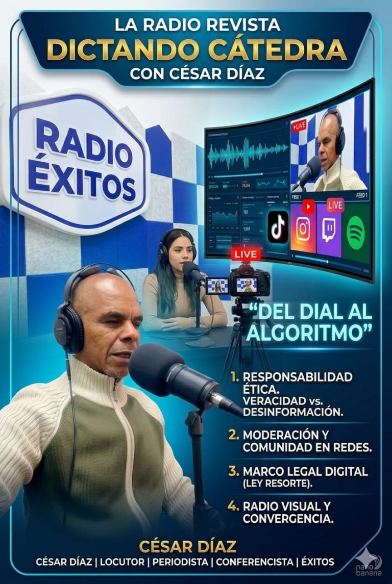 ¡LA RADIODIFUSIÓN EN LA ERA DIGITAL! DEL DIAL AL ALGORITMO, UNA RESPONSABILIDAD SIN FRONTERAS