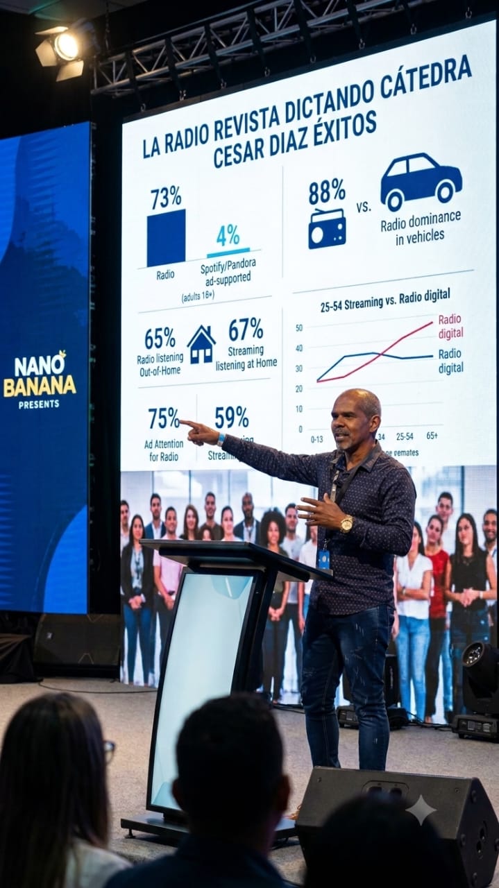 El Poder del Audio Colectivo ¡La Radio AM/FM Supera al Streaming y Mantiene el Liderazgo en el Alcance Publicitario!