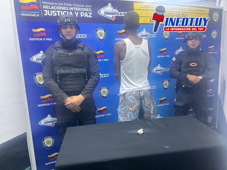 ¡Cayó a las 2 de la mañana! Capturan a sujeto con presunto crack oculto en sus genitales en Cúa