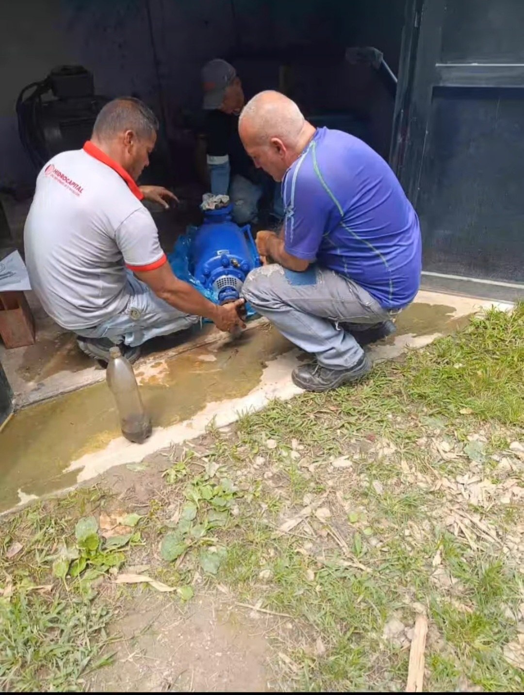 75 HP de fuerza bombean agua del pozo La Enea a 1.500 familias de Paracotos