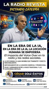 ¡En la era de la Inteligencia Artificial, la locución humana se empodera! El impacto del Voice Over en la Radio y las Plataformas Digitales