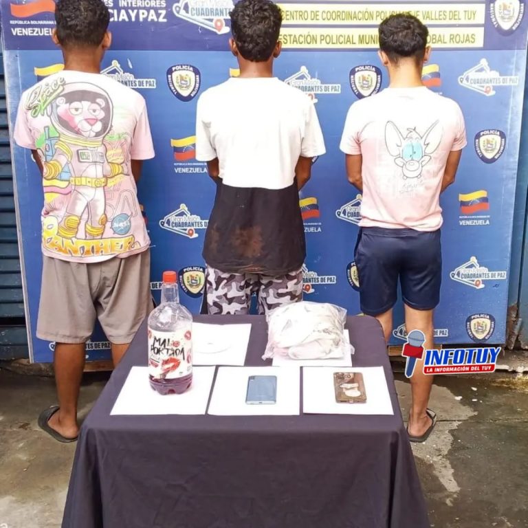 CPNB captura a tres sujetos por presunto abuso sexual contra una menor en Charallave