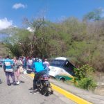 ‎Aparatoso accidente en Charallave dejó 10 heridos y varios menores lesionados