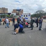 ‎Derrape de moto dejó lesionados a funcionario policial y adulta mayor en Charallave