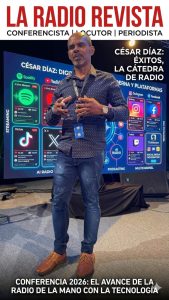 César Díaz “Éxitos” fusiona el legado de los grandes maestros con la Radio Digital 2026