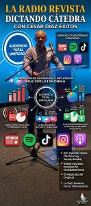 César Díaz Éxitos revela el poder de la voz y por qué la radio es el medio social original