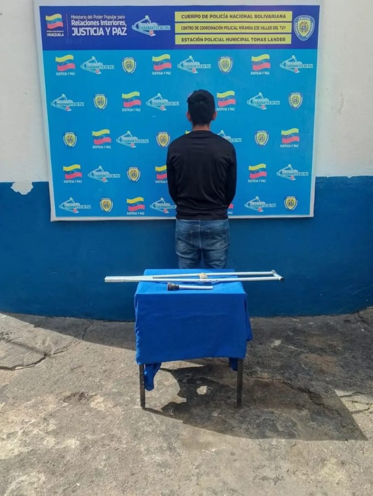 PNB aprehende a ciudadano en municipio Tomás Lander por presunto delito de lesiones