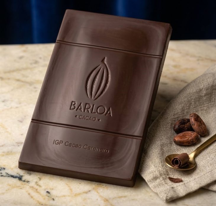 Barloa Cacao sacó una tableta 70% cacao Carenero extra grande