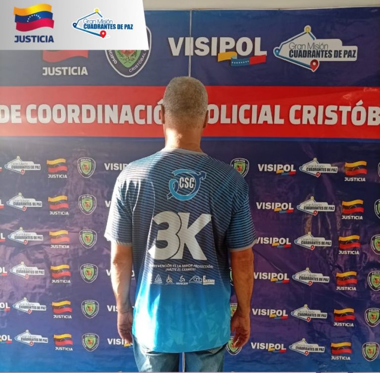 Policía Municipal de Cristóbal Rojas detiene a hombre solicitado por abuso sexual en Caripito