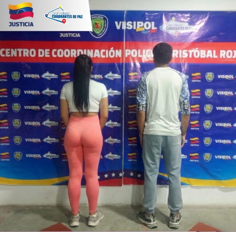 Funcionarios aprehenden a un hombre por agredir a su expareja y a una mujer por obstruir el procedimiento en Charallave