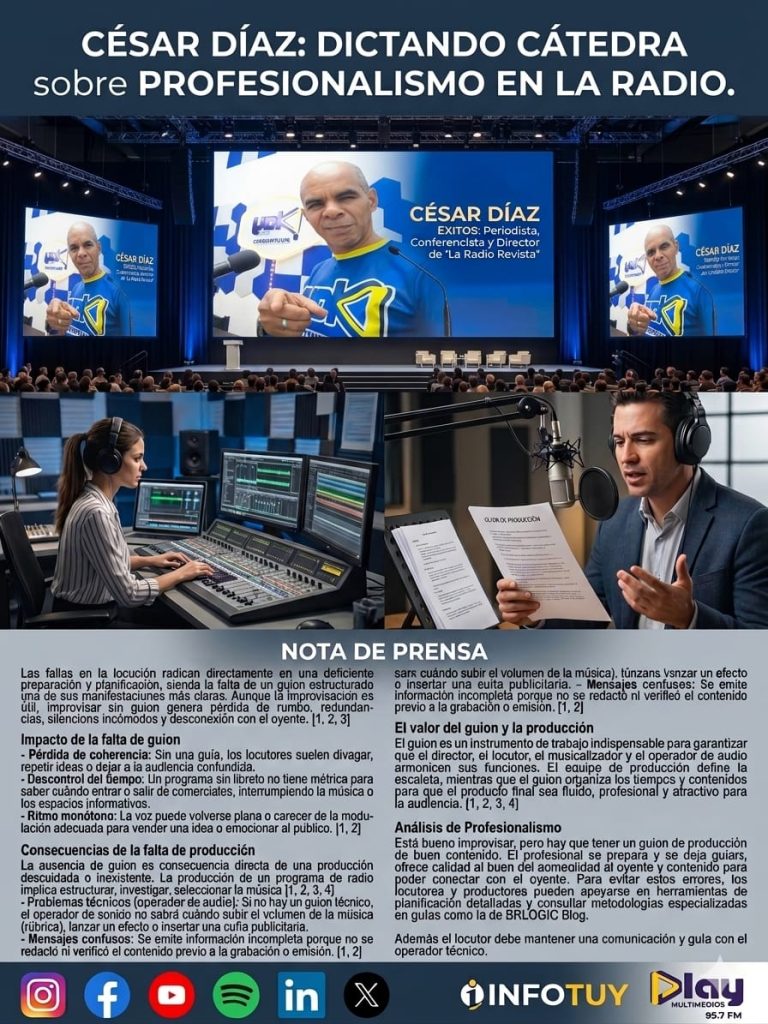 Dictando Cátedra en el dial ¿Por qué la improvisación sin guion está apagando la magia de la radio?