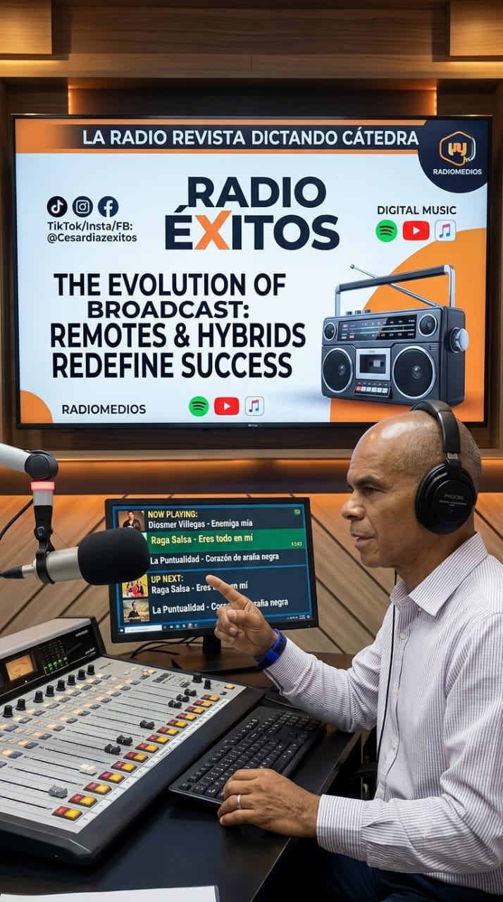 ​LA EVOLUCIÓN DEL DIAL: TRANSMISIONES DE EXTERIORES Y FORMATOS HÍBRIDOS REDEFINEN EL ÉXITO EN LA RADIO MODERNA