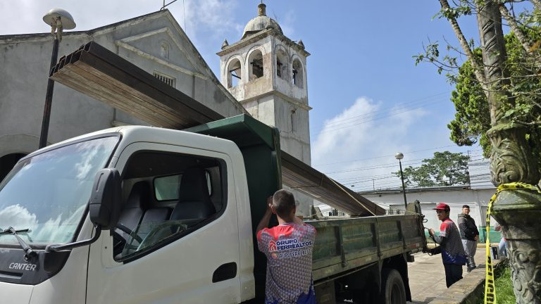 Inician labores para salvar el histórico campanario de San Diego de Alcalá