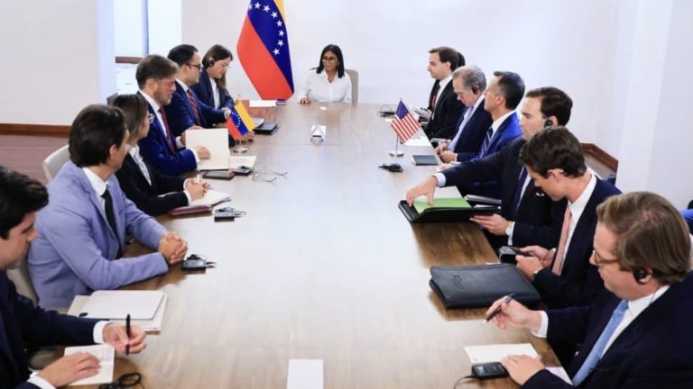 Delcy Rodríguez se reunió con una delegación de alto nivel de Estados Unidos