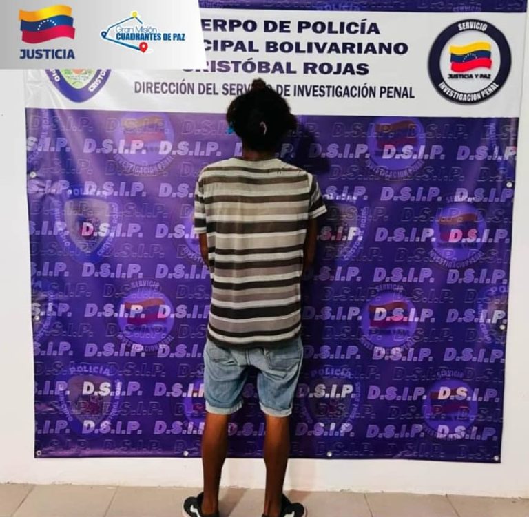 Funcionarios del DSIP detienen a un sujeto solicitado por porte ilicito de arma de fuego en Charallave