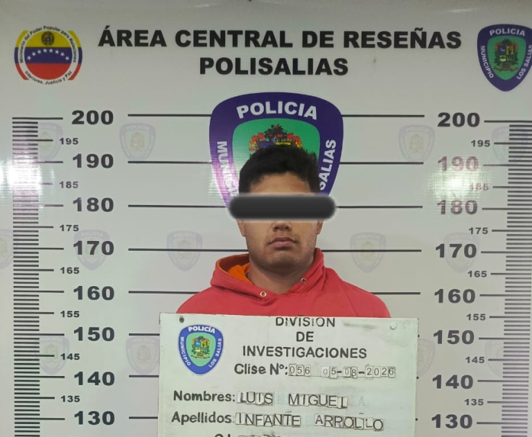 Polisalias detiene a presunto agresor sexual que se entregó voluntariamente en San Antonio