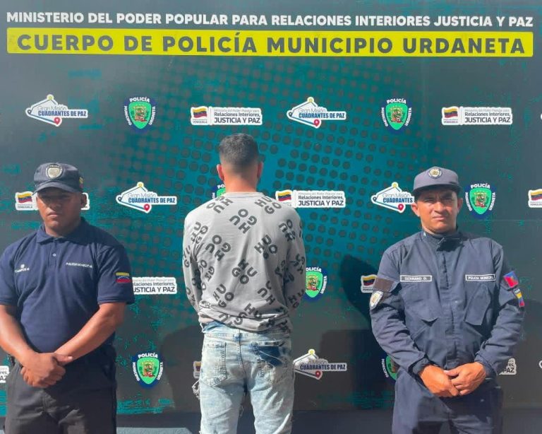 PoliUrdaneta detiene a ciudadano solicitado por deserción militar