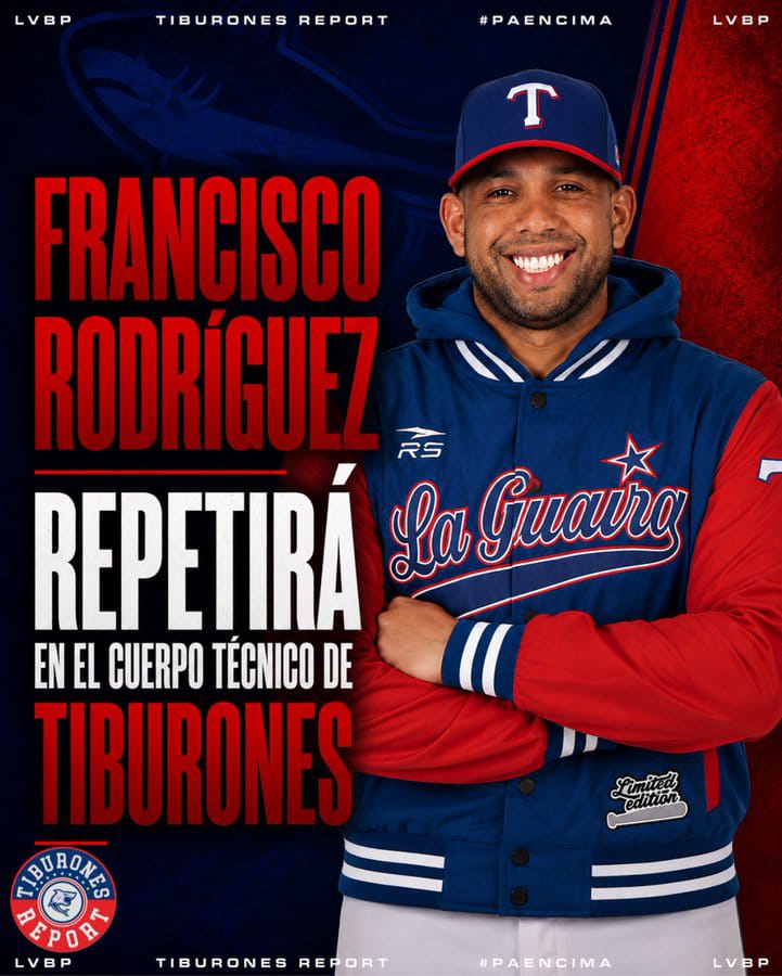 ‎Francisco “Kid” Rodríguez seguirá con Tiburones de La Guaira