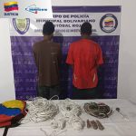 Aprenden a dos sujetos por el hurto del cableado eléctrico en la Plaza Bolívar de Charallave