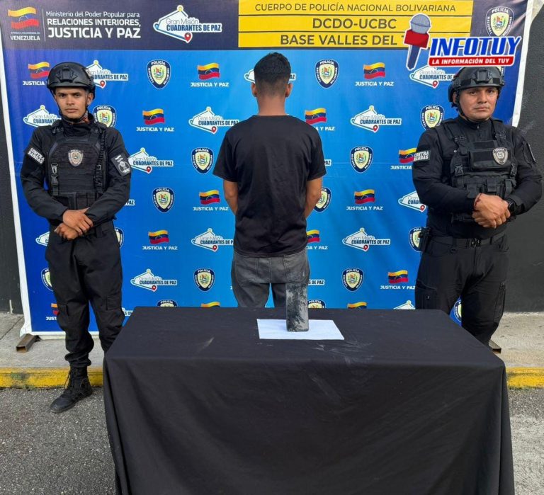 Cae sujeto en Cúa por extorsionar a su expareja con la difusión de video íntimo