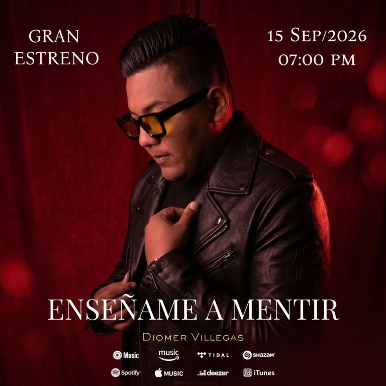 DIOMER VILLEGAS SORPRENDE CON EL LANZAMIENTO DE SU NUEVO SENCILLO «ENSÉÑAME A MENTIR»