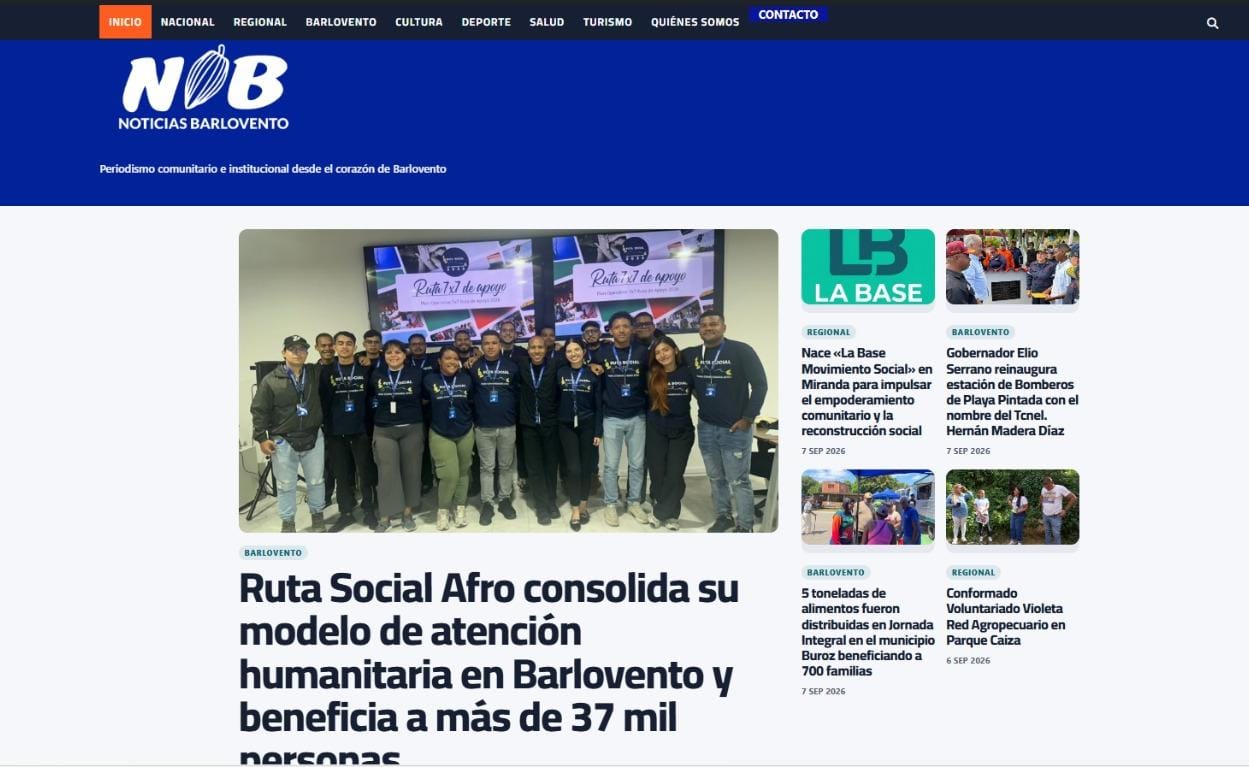 Noticias Barlovento celebra una década de periodismo con el lanzamiento de su dominio web propio