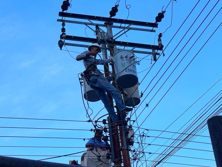 Sustituyen transformador y reestablecen la energía eléctrica en El Placer de Marare, Tomás Lander