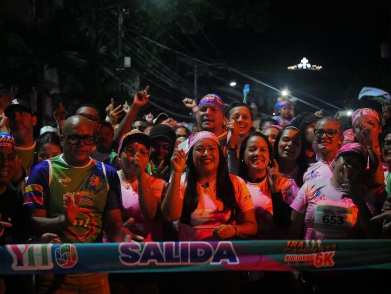 Charallave movió a Miranda con la Primera Caminata Nocturna 5K