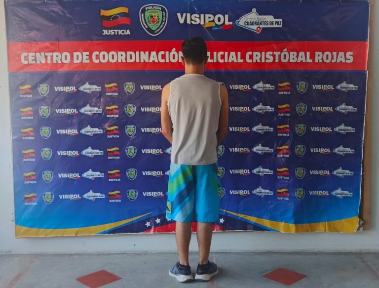 Funcionarios policiales aprehenden en flagrancia a un hombre por abuso sexual contra una adolescente en Charallave