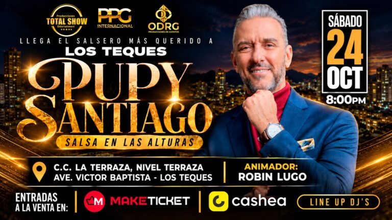 ¡Agotada! la primera preventa para el concierto de Pupy Santiago en Los Teques