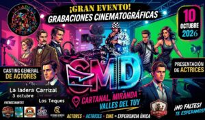 ​¡Atención Valles del Tuy! El talento local se enciende con el nuevo proyecto cinematográfico de abrahamSMD